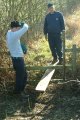 Building stiles can be hard work