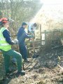 Preparing the ground for the stile