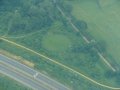 Aerial View of Tongham Wood (circular play area in centre)